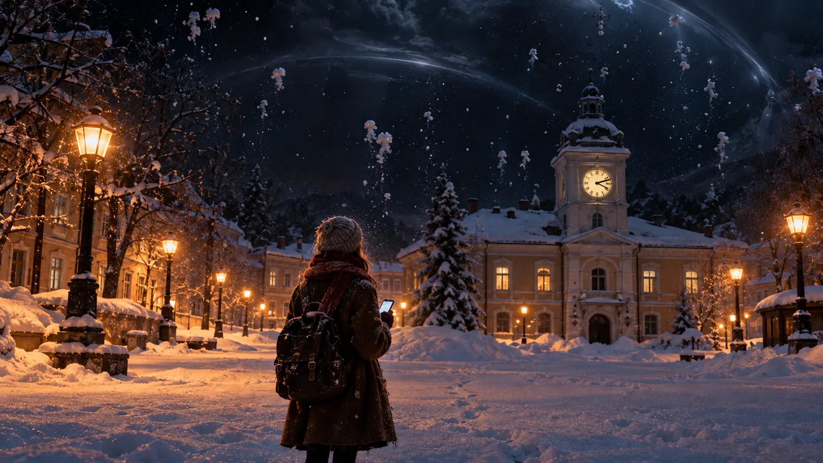 Здесь 40 лет идёт снег❄️